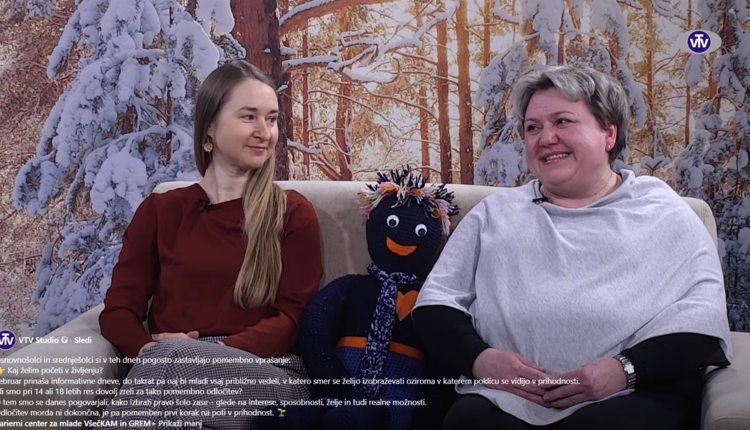 Karierne odločitve mladih v oddaji Dobro jutro na VTV Velenje