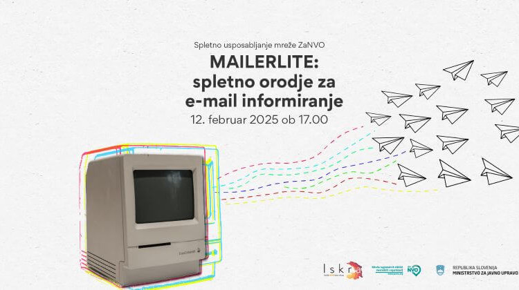 zaNVO_MAILERLITE: spletno orodje za e-mail informiranje