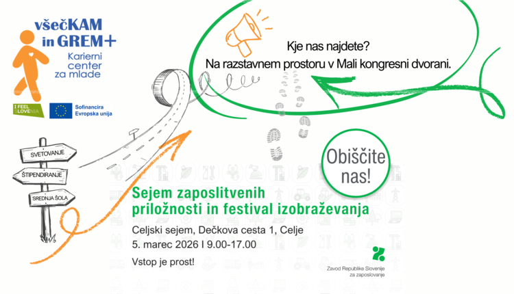 Vabilo na Sejem zaposlitvenih priložnostih in festival izobraževanja