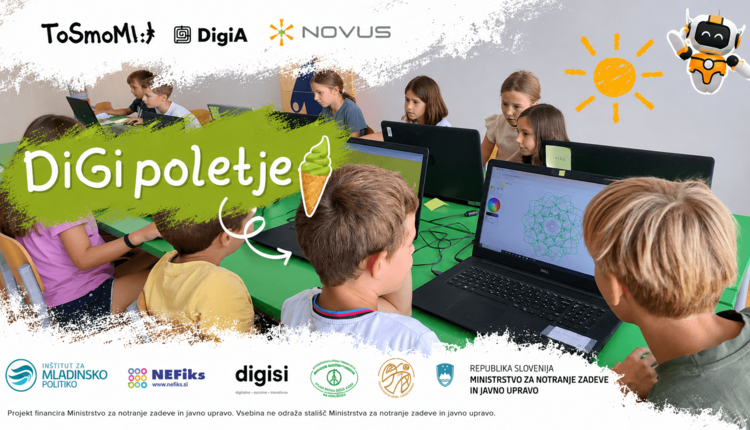 Premisli, preden deliš – počitniška DiGi avantura o zasebnosti in ustvarjalnosti