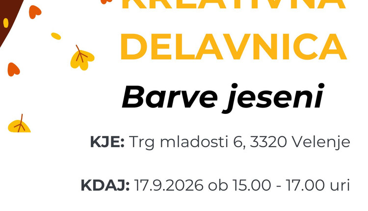 Kreativna delavnica: Barve jeseni