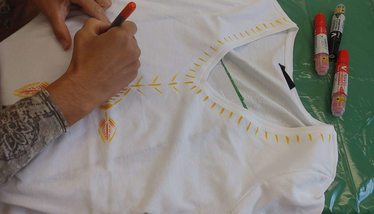 Poslikava majic in platna