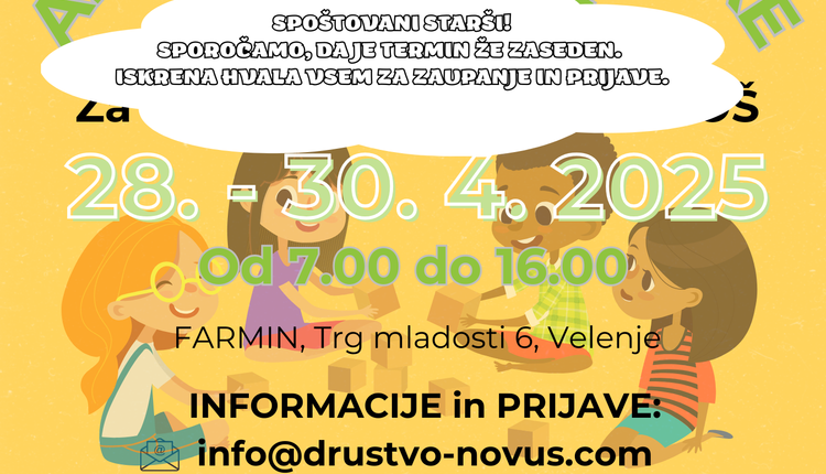 Aktivne prvomajske počitnice 2025