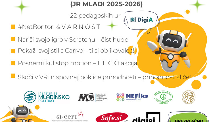 Spodbujanje digitalne umetnosti in kulturnih dejavnosti ter pridobivanje znanja in spretnosti za digitalno oblikovanje 2. termin