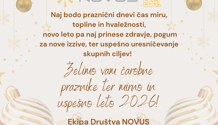 Praznične želje ob zaključku leta