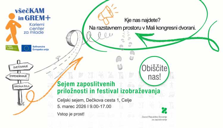 Vabilo na Sejem zaposlitvenih priložnostih in festival izobraževanja