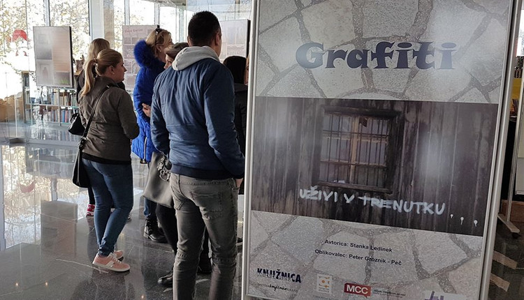 Razstava avtorice Stanke Ledinek - Grafiti - 