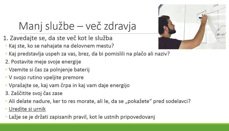 Kako služba vpliva na naše zdravje?