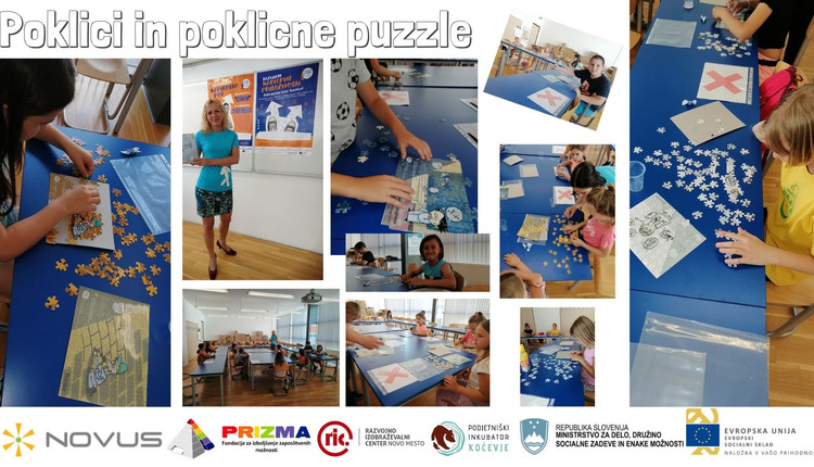 VšečKAM in GREM - Karierni center za mlade - Poklici in poklicne puzzle