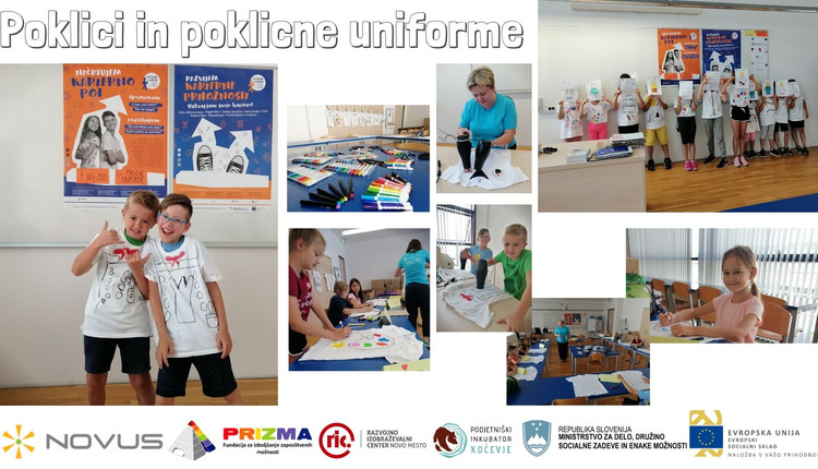 VšečKAM in GREM - Karierni center za mlade - Poklici in poklicne uniforme