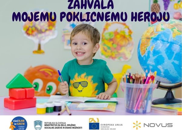 VšečKAM in GREM - Karierni center za mlade - Zahvala mojemu poklicnemu heroju