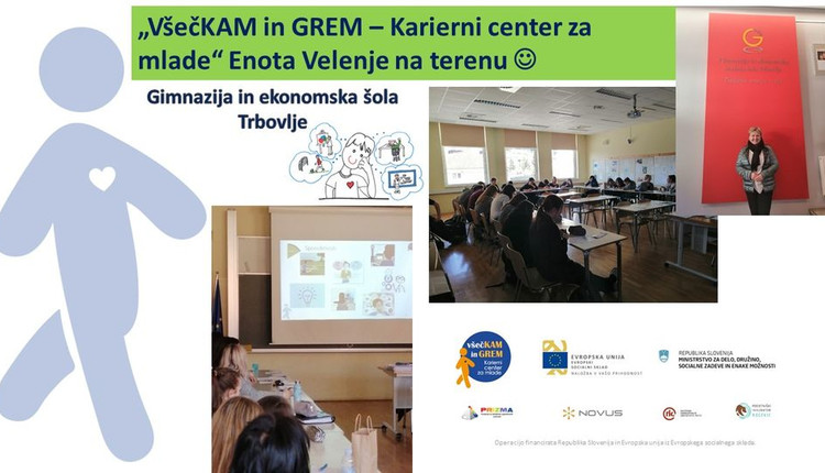 VšečKAM in GREM - Karierni center za mlade - Gimnazija in Ekonomska šola Trbovlje