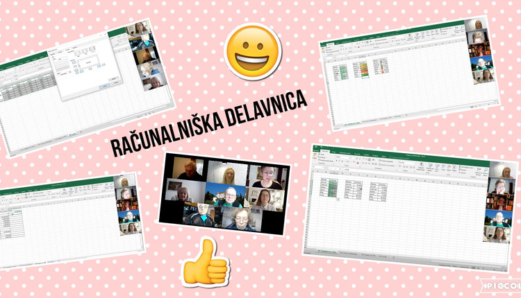 Sodelujemo in se učimo: Skupaj - 2.Računalniška delavnica Excel-a