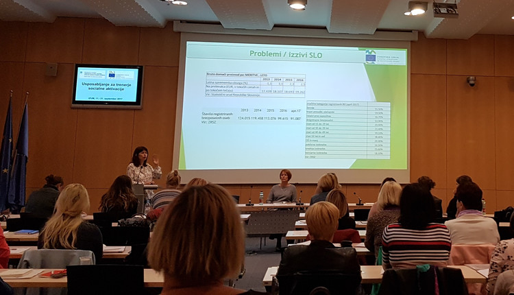 Udeležba na seminarju »Izobraževanje in usposabljanje za trenerje socialne aktivacije«