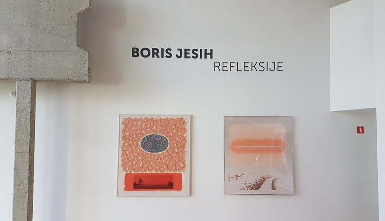 Ogled razstave Borisa Jesiha: 